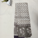 Pure Tussar Hand block Saree