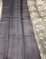 Pure Tussar Hand block Saree - Image 3